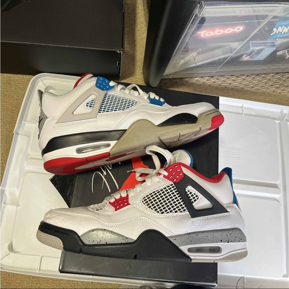 Nike Air Jordan 4 Retro “What The 4” Fire Red CI1184-146 Men's Size 10.5